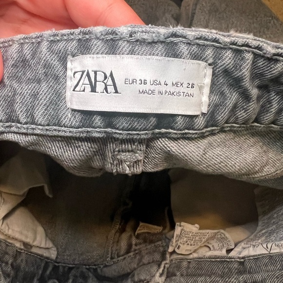 Zara Distressed Jeans Women’s Size 4 - Picture 5 of 5